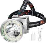 Rechargeable Led Headlamp With Flood And Spot Beam Power Display 5 Lighting Mode. Fixed Price $52.98.