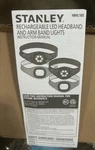 Stanley 2 Piece Rechargeable Led Headbandarmband Lights, Blue Camo Bands. Fixed Price $7.99.