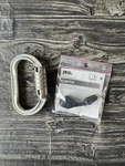 Petzl Oxan Triact-lock Steel Carabiner + Captiv Bar New Unused. Fixed Price $43.91.