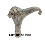 Vintage Brass Solid Designer Lion Head Handle Only 50PS Walking Stick Cane Style. Fixed Price $379.99.