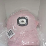 Roq Innovation Flashlight Hat Led Baseball Cap, Unisex Pink. Fixed Price $25.00.