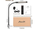 Amazlit Swing Arm Desk Light With Remote Control Lamp. Fixed Price $30.00.
