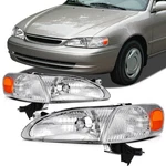 Scitoo Pair Headlights Assembly For 1998-200 Toyota Corolla 1.8L Chrome. Fixed Price $69.99.