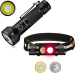 Sofirn IF22A Flashlight & D25LR Dual Headlamp For Emergencies Camping. Fixed Price $93.99.