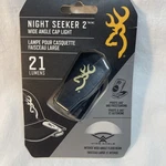 Browning Night Seeker Wide Angle Cap Light, 21 Lumen - 3715179. Fixed Price $14.50.