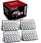 4PCS 4X6 Led Headlights, Rectangular H4666 Peterbilt H.... Fixed Price $96.66.