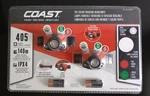 Coast 2PK Tri-color Focusing Headlamps 405 Lumens 140M Beam IPX4 Water Resistant. Fixed Price $19.99.