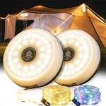 Portable Led Camping String Lights Usb Rechargeable Stowable Tent Lamp Lantern. Fixed Price $12.97.