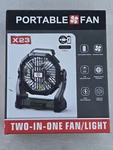 Conbola Rechargeable Brushless Portable In 1 Fan/light Model X23. Fixed Price $19.99.