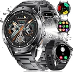 Lige Military Smart Watch For Men Iphone Android 1.43" Hd Amoled Rugged 110+ Spo. Fixed Price $86.79.