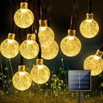 Avnerce Solar String Lights Outdoor 50 Led 24FT With 8 Lighting Warm White. Fixed Price $14.76.