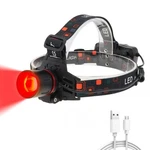 Windfire Red Led Headlamp Rechargeable Hunting 3 Modes Zoomable Headlight. Fixed Price $56.39.