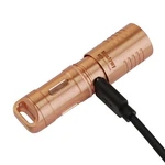 Mecarmy X3S Copper 130 Lumens Keychain Edc Flashlight With Micro Usb Charging. Fixed Price $39.95.