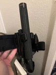 Tactical Baton Holster 360 Rotation Duty Belt Holder Quick Release For 21 26. Fixed Price $16.46.
