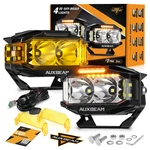 Auxbeam 4"INCH Led Work Light Pods Spot Flood Combo Fog Lamp Offroad Driving Drl. Fixed Price $127.49.
