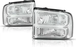 Durable Clear Corner Headlights For 05-07 F250/F350/F450/F550 Impact Resistant. Fixed Price $206.99.