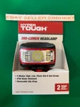 Hyper Tough 300-LUMEN Led Headlamp Water Resistant 3-AAA Batteries Included. Fixed Price $21.99.