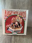 Vintage Enesco Visit With Santa Music Box W/ Motion & Lights Working. Fixed Price $130.00.