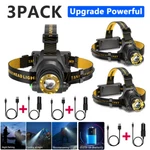 3X Rechargeable Headlight Super Bright 9900LM Led Headlamp Torch Flashlight. Fixed Price $29.78.