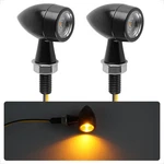 Evermotor Mini Bullet Motorcycle Turn Signals YELLOW-2PCS-ZINC Alloy, Black. Fixed Price $29.02.