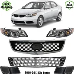 Front Grille Assembly & Headlight Kit 2010-2013 Kia Forte. Fixed Price $335.50.