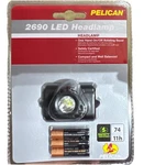 New Pelican 2690 Led Headlamp Waterproof Safety Certified Black 74 Lumens Aaa. Fixed Price $31.00.