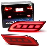 Smoke Red Optic Tube Style Led Rear Bumper Reflectors For 2017-UP Jeep Compass. Fixed Price $44.09.