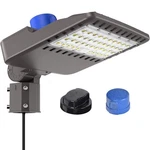 Szgmjia 100W Outdoor Parking Lot Light, Led Slip Fit Mount Street. Fixed Price $112.99.