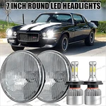 For 67-81 Chevrolet Camaro Z28 Ss Rs 7"INCH Round Led Headlight Hi-lo Beam 2PCS. Fixed Price $60.56.