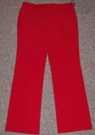 Tommy Hilfiger Red Princeton Boot Wide Leg Dress Pants Size 8 Nwt Inseam 32.5. Fixed Price $32.00.