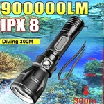 900000LM Scuba Diving Underwater Led Flashlight Dive Lighting. Fixed Price $19.99.