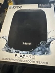 Ihome Waterproof Bluetooth Speaker With 20 Hour Battery. Fixed Price $20.34.