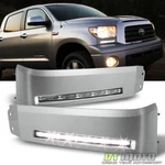 For Silver 2007-2013 Tundra Headlights Bumper Drl Led Running Lamps Xsp-x. Fixed Price $78.99.
