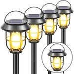 Solar Motion Lights Outdoor, Tungsten Bulb Induction Pathway Light, 3 1 Ha.... Fixed Price $69.02.