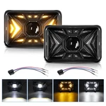 Shkalacar Led 2PCS Headlights 5 Inch Rectangular With.... Fixed Price $109.39.