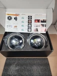 Hwstar 7" Halo Starry Dragon Eye 1000% Bright Anti Glare Led Headlights 6000K. Fixed Price $139.99.
