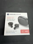 Motorola Sound 500 Anc True Wireless Earbuds, IPX4 Water Resistant. Fixed Price $34.00.