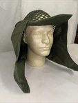 Swedish Military Helmet Cover M59 M62 W/ Netting Od Green Cold War Surplus. Fixed Price $49.99.