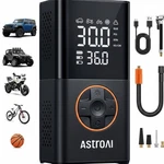 Astroai L7 Cordless Tire Inflator 150PSI Air Compressor Digital Pump Led Light. Fixed Price $34.03.