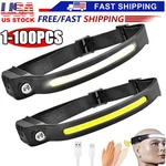 Cob Led Headlamp Usb Rechargeable Headlight Torch Work Bar Band. Fixed Price $466.75.
