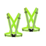 Chiwo Reflective Vest Running Gear 2PACK, High Visibility Adjustable Safety V.... Fixed Price $35.74.