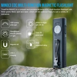 Trustfire X3 Edc Flashlight 1050LM Magnet Flat Torch With 365NM Uv & Laser. Fixed Price $55.99.
