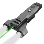 Tactical Flashlight 1450 Lumen Green Laser Rechargeable Picatinny Rail Darkfang. Fixed Price $154.99.