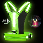 Led Reflective Light Up Safety Running Vest For Biking Walking At Night High. Fixed Price $13.46.