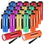 20 Pcs Mini Flashlights Bulk, Bright Aluminum Handheld With Lanya.... Fixed Price $32.97.