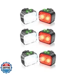 Hinsgear Bike Lights Front And Rear Bright Rechargeable Bicycle 8+12 Modes. Fixed Price $43.09.