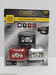 Defiant, 100 Lumens Led Headlights, 3PC, Batteries Included.. Fixed Price $12.00.