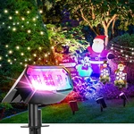 Solar Spot Lights Outdoor, 9 Lighting Modes Rgb, Waterproof. Fixed Price $70.78.