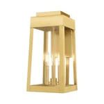 Livex Oslo 3 Light 16" Outdoor Wall Lantern, Satin Brass 20855-12. Fixed Price $619.96.