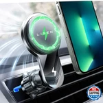 Lisen 15W Magsafe Car Vent Mount Charger, Cooling Fan For Iphone 16 14 13 12. Fixed Price $50.49.